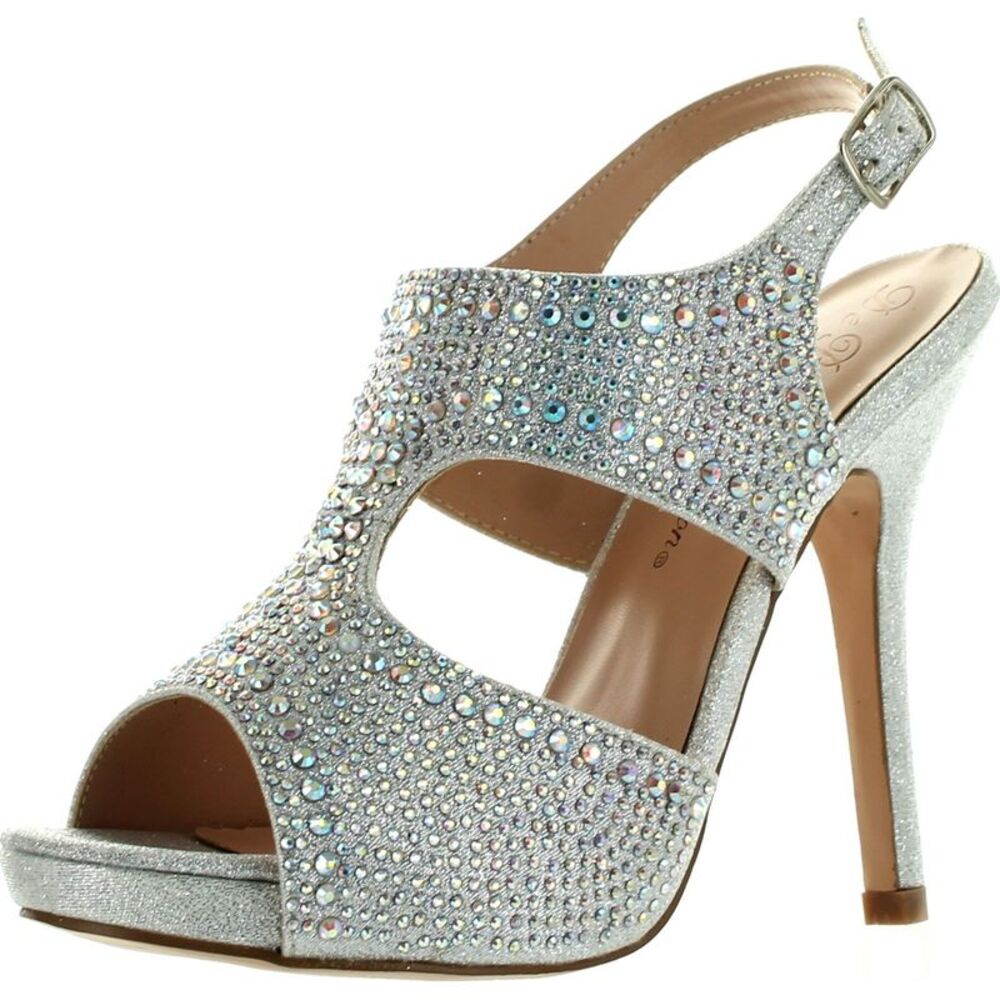 De Blossom Yael-71 Silver Womens pumps-shoes 7.5 NEW